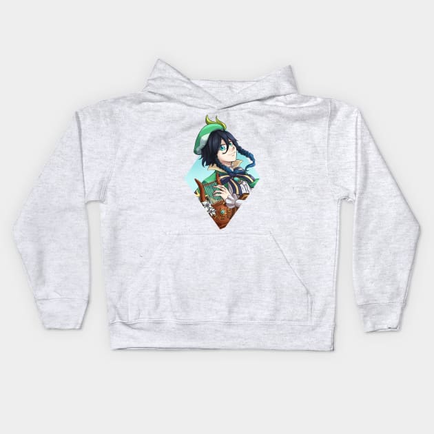 Venti Badge Kids Hoodie by Hayde